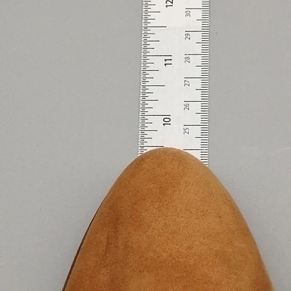 Old Navy Womens Western Ankle Boot Tan Cuban Heel Side Zip Pointed Toe 7